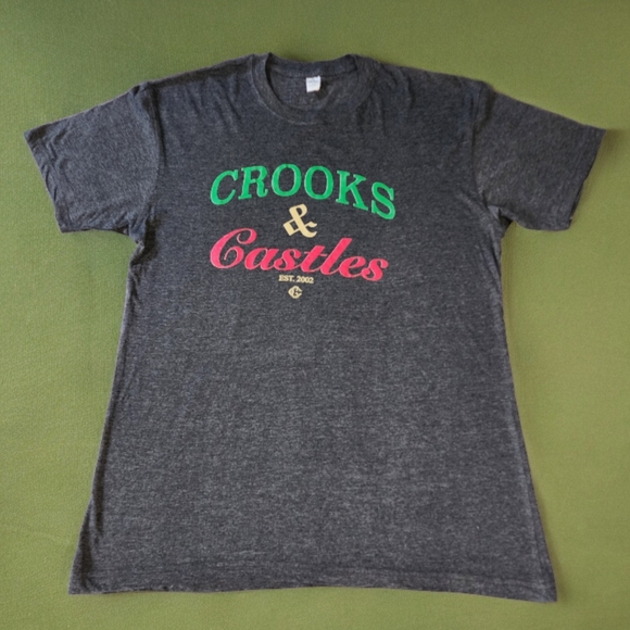 Other - Crooks & Castles Gray T Shirt Sz L NWOT